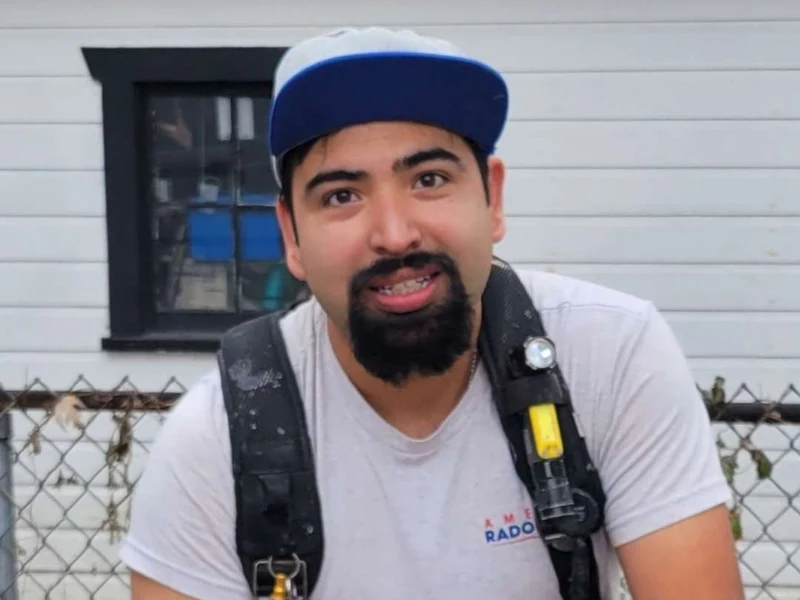 Jose from the American Radon Systems field crew.